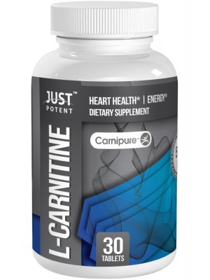 L-Carnitine ( Carnipure ) Supplement by Just Potent | Fortified with Vitamin B-6 | Heart Health | Energy