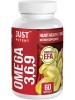 Omega 3 . 6 . 9 Supplement by Just Potent | Heart Health | Cholesterol | 25,000 IU