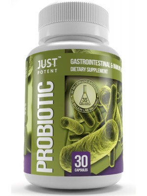 Probiotic Supplement by Just Potent | 35 Billion CFUs | Gastrointestinal & Immune Health Probiotic Supplement by Just Potent | 35 Billion CFUs | Gastrointestinal & Immune Health