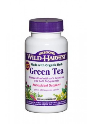 Green Tea Capsules (organic) by Oregon's Wild Harvest Green Tea Capsules (organic) by Oregon's Wild Harvest